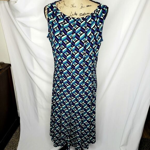Forever | Diamond Print A-Line Dress - Picture 1 of 5